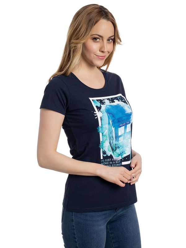 Nastrovje Potsdam Doctor Who I Am Just A Bloke Damen T-Shirt marine Osterangebot