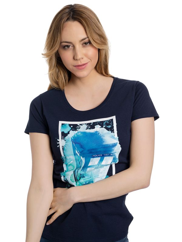 Nastrovje Potsdam Doctor Who I Am Just A Bloke Damen T-Shirt marine Osterangebot