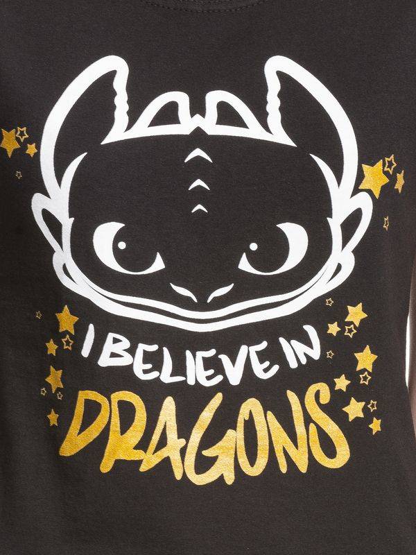 Nastrovje Potsdam Dragons, Drachenzähmen leicht gemacht I Believe In Dragons Damen T-Shirt schwarz Jubiläumsangebot