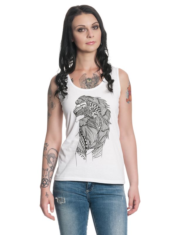 Nastrovje Potsdam König der Löwen Lion Ink Damen Tanktop weiss Neuheiten