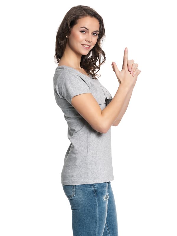 Nastrovje Potsdam Tatort Tatort Classic Damen T-Shirt grau meliert Riesige Ersparnisse