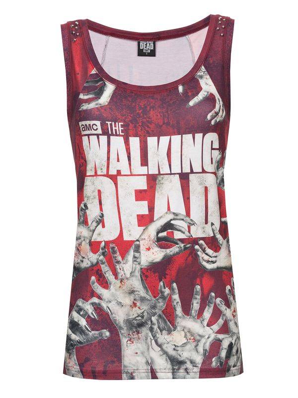 Nastrovje Potsdam The Walking Dead Walkers Hands Girl Ärmelloses Damen T-Shirt Allover-Druck Wochenangebot