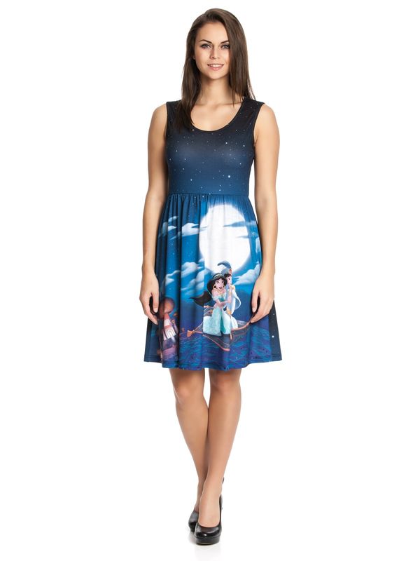 Nastrovje Potsdam DISNEY Aladdin & Jasmin Dress blue allover Begrenzte Freigabe