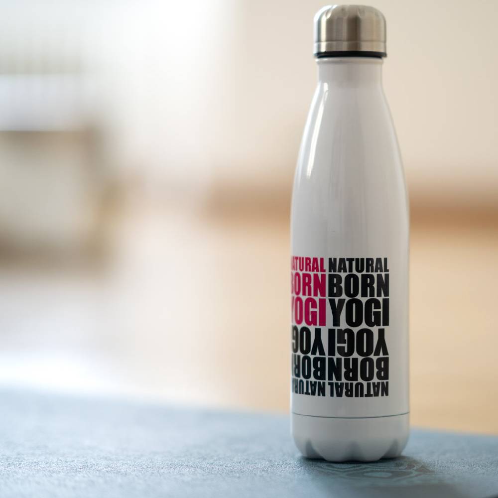 ﻿Natural Born Yogi Natural Born Yogi – Trinkflasche Edelstahl