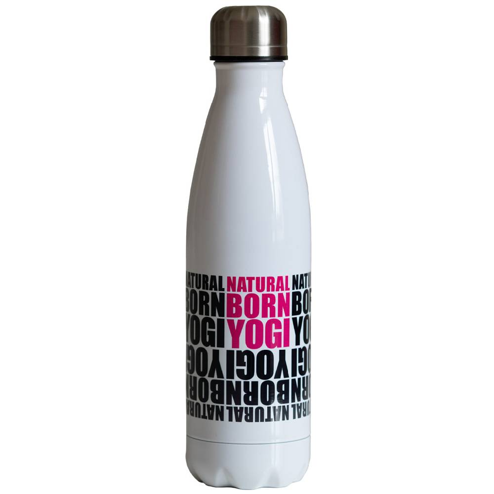 ﻿Natural Born Yogi Natural Born Yogi – Trinkflasche Edelstahl Versandkostenfrei