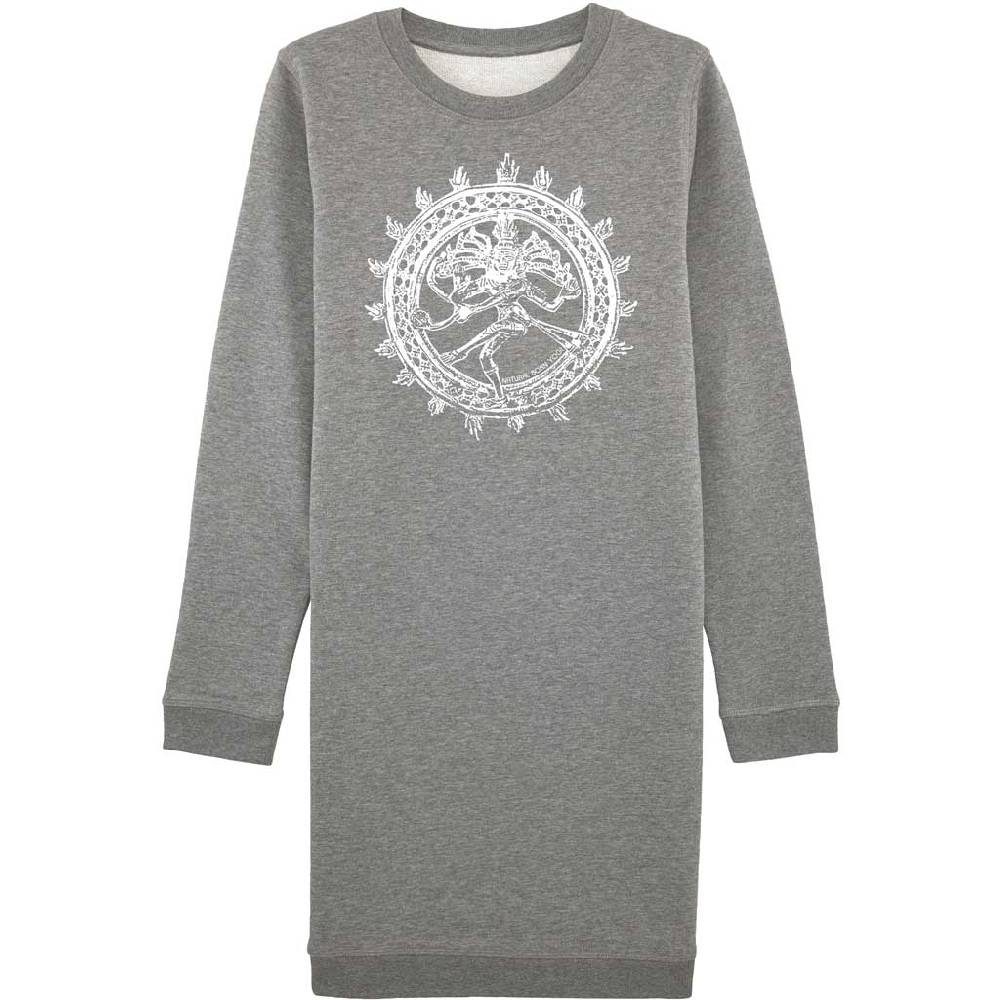 Natural Born Yogi Shiva Fever – Sweatshirt Kleid grau Neueste Mode