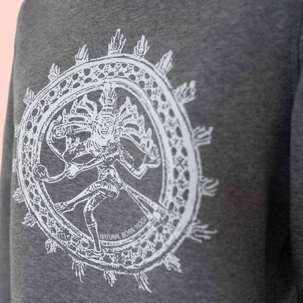 Natural Born Yogi Shiva Fever – Sweatshirt Kleid grau Neueste Mode