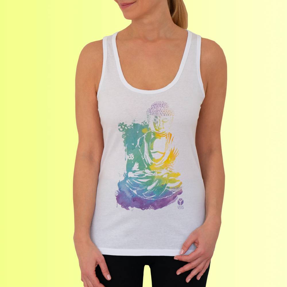 Natural Born Yogi Buddha Spirit – Tank-Top Sonderangebote