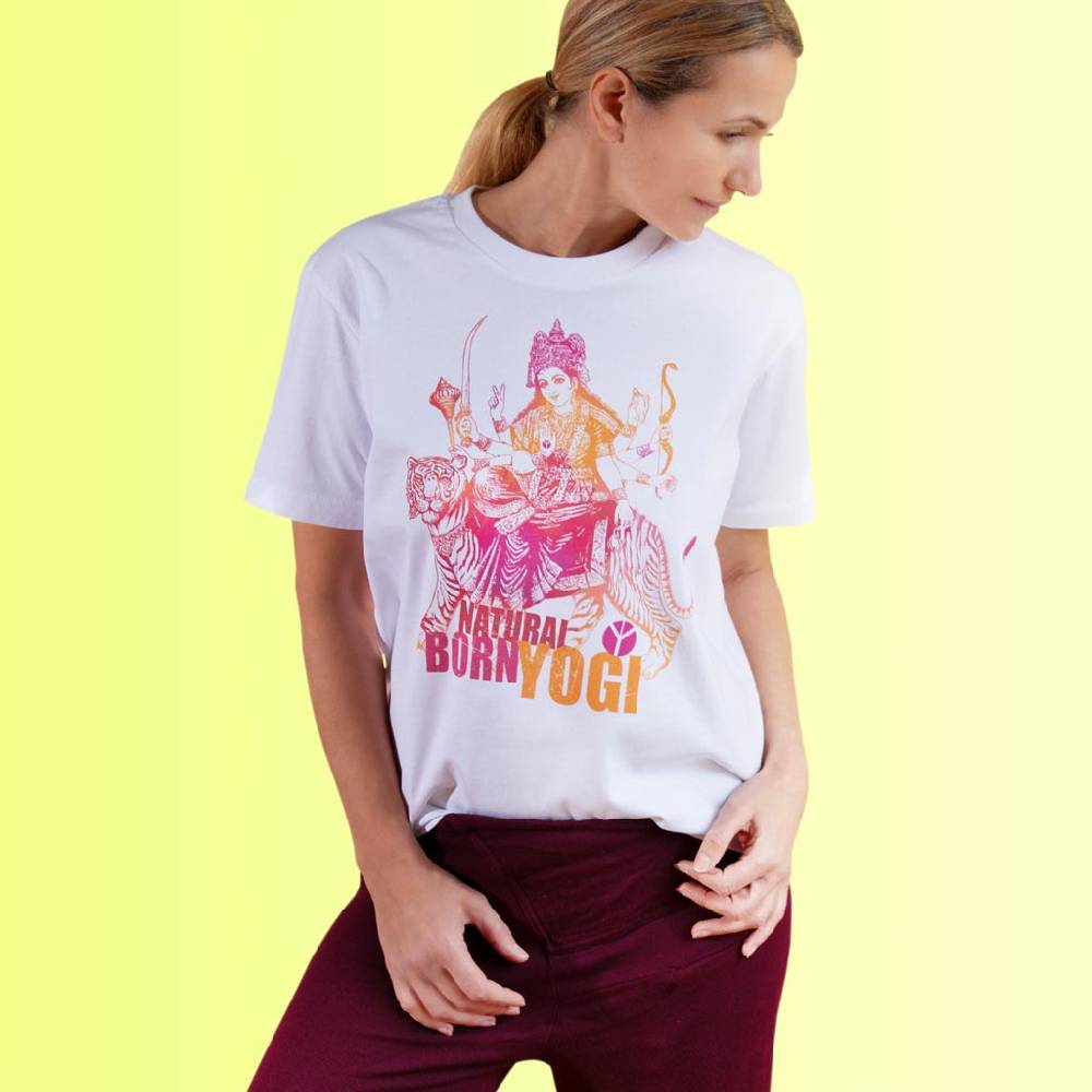 Natural Born Yogi Delicious Durga – T-Shirt Super Sparpreis