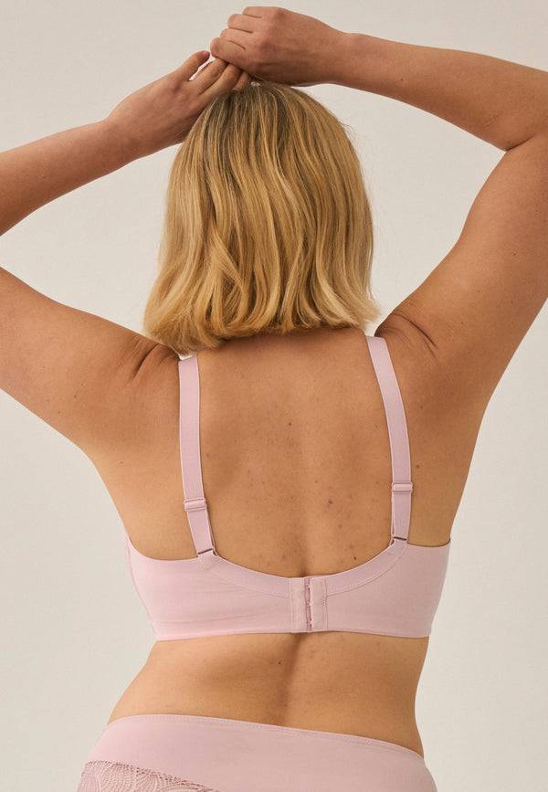 Naturana Soft-BH mit Schale und Spitze - Pink Rose Begrenztes Angebot
