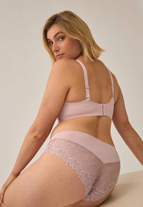 Naturana Soft-BH mit Schale und Spitze - Pink Rose Begrenztes Angebot