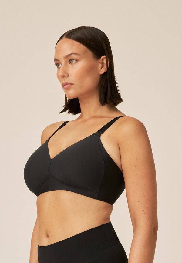 Naturana Soft-BH mit Side Smoother Effekt - Schwarz Online Shopping