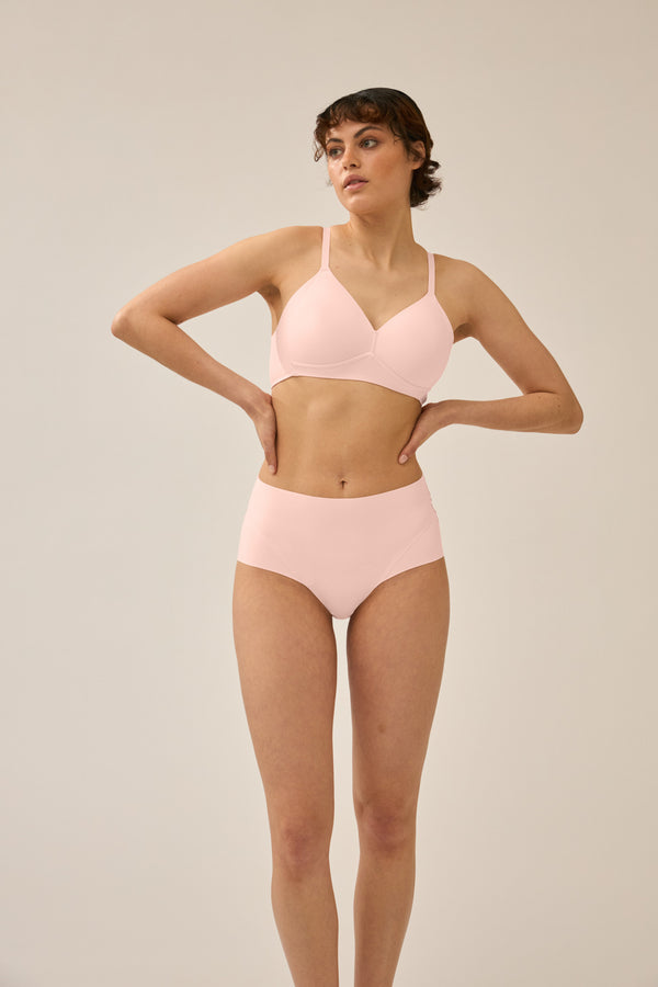 Naturana Soft-BH mit Side Smoother Effekt - Blush Saisonschlussverkauf