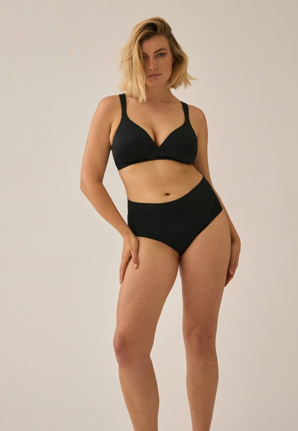 Naturana Bügelloser Soft-BH mit Schale - Schwarz Cyber Monday