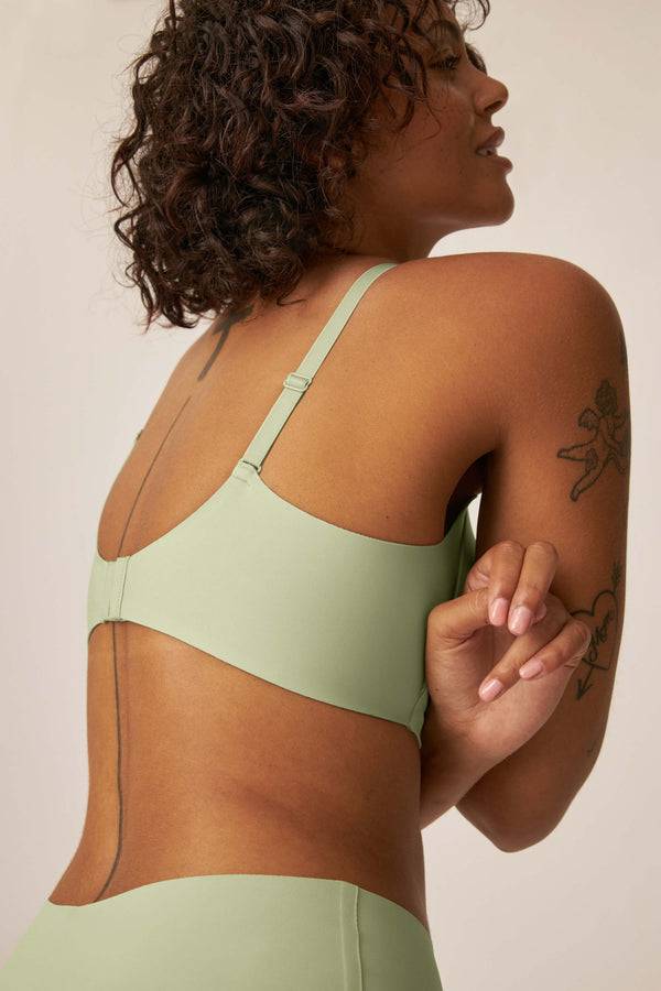 Naturana Soft-BH mit Side Smoother Effekt - Pale Greenshield Valentinstagsangebot