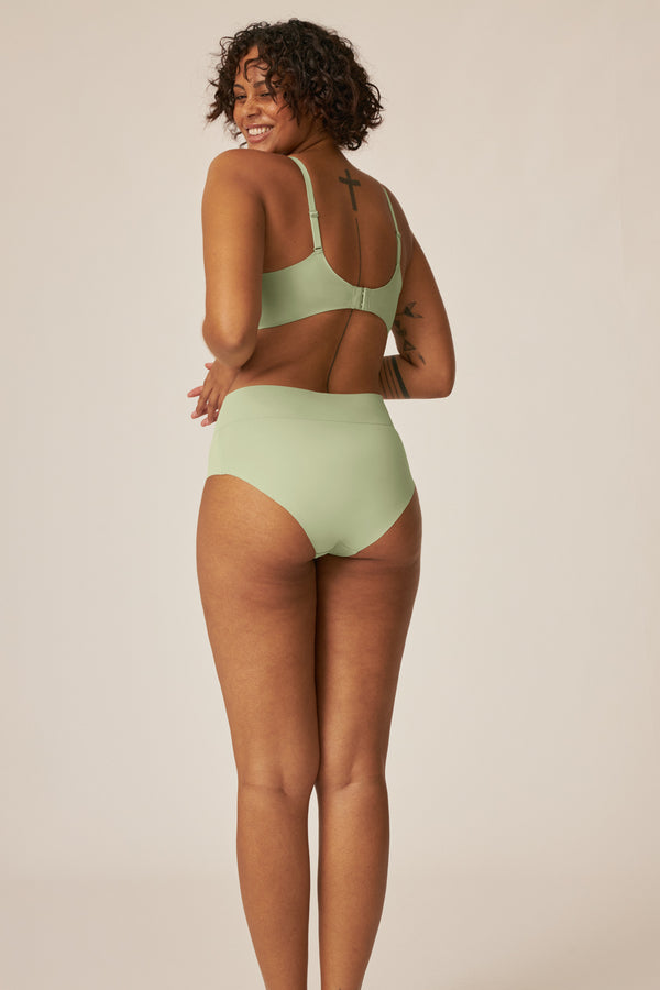 Naturana Soft-BH mit Side Smoother Effekt - Pale Greenshield Valentinstagsangebot