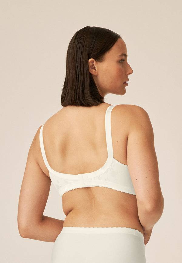 Naturana Minimizer Soft-BH in Blumenmuster - Champagner Heißer Verkauf