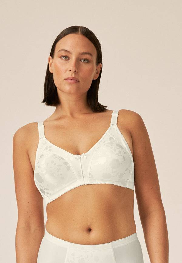 Naturana Minimizer Soft-BH in Blumenmuster - Champagner Heißer Verkauf