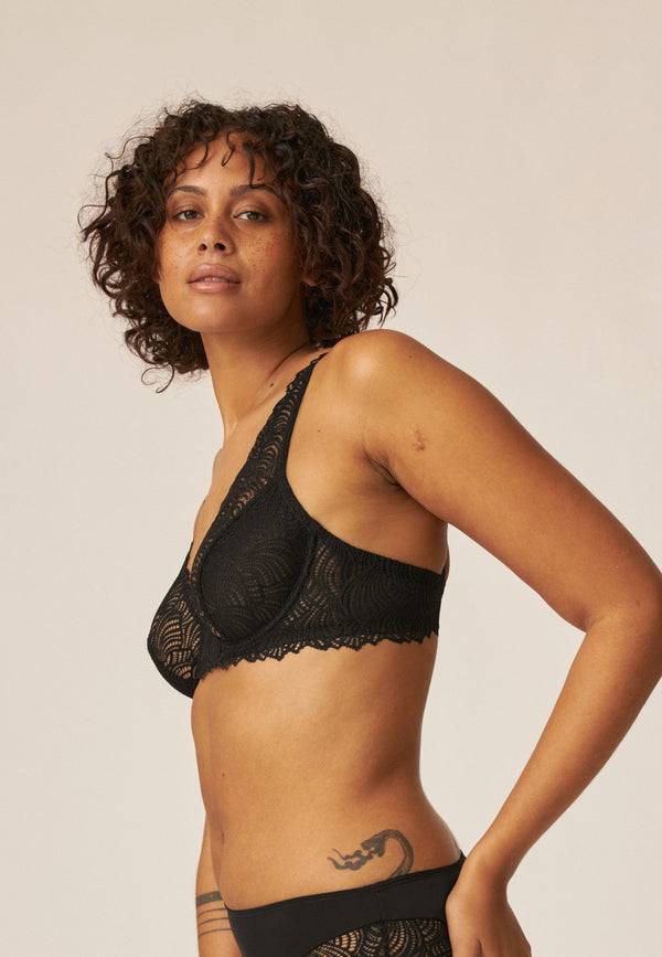 Naturana Bügel-BH aus Spitze - Schwarz Top Angebot