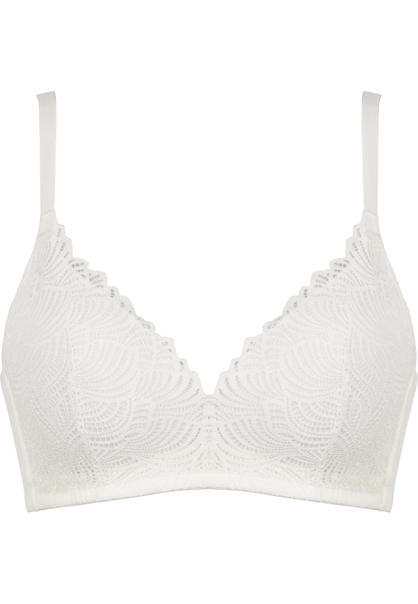Naturana Soft-BH mit Schale und Spitze - Ecru Räumungsverkauf