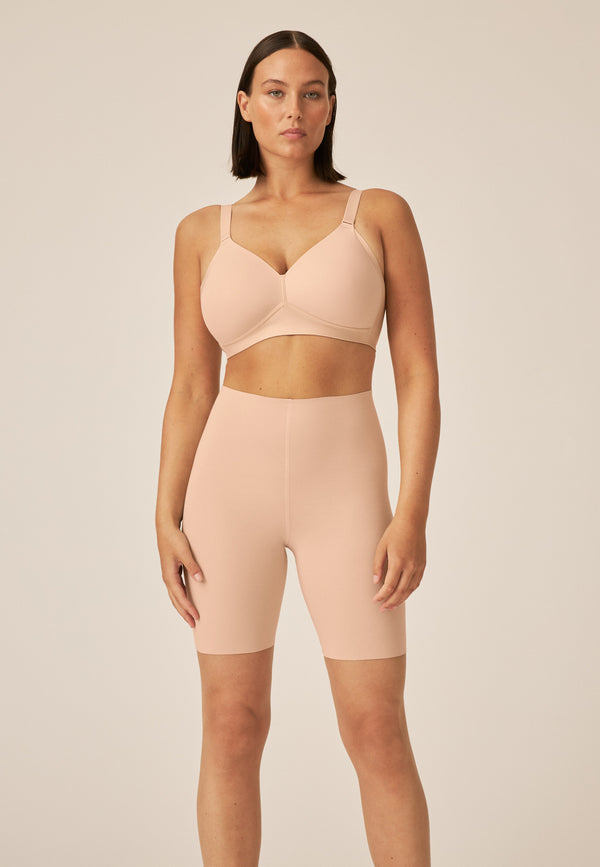 Naturana Baumwoll-Radlershort Cleancut - Light Beige VIP-Rabatte