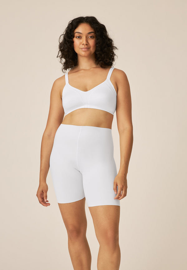 Naturana Baumwoll-Radlershort Cleancut - Weiss Tiefpreis