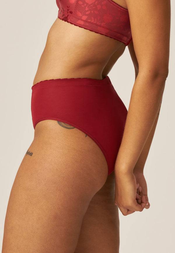 Naturana Minimizer Slip im Blumenmuster - Deep Claret Zeitbegrenzte Promotion