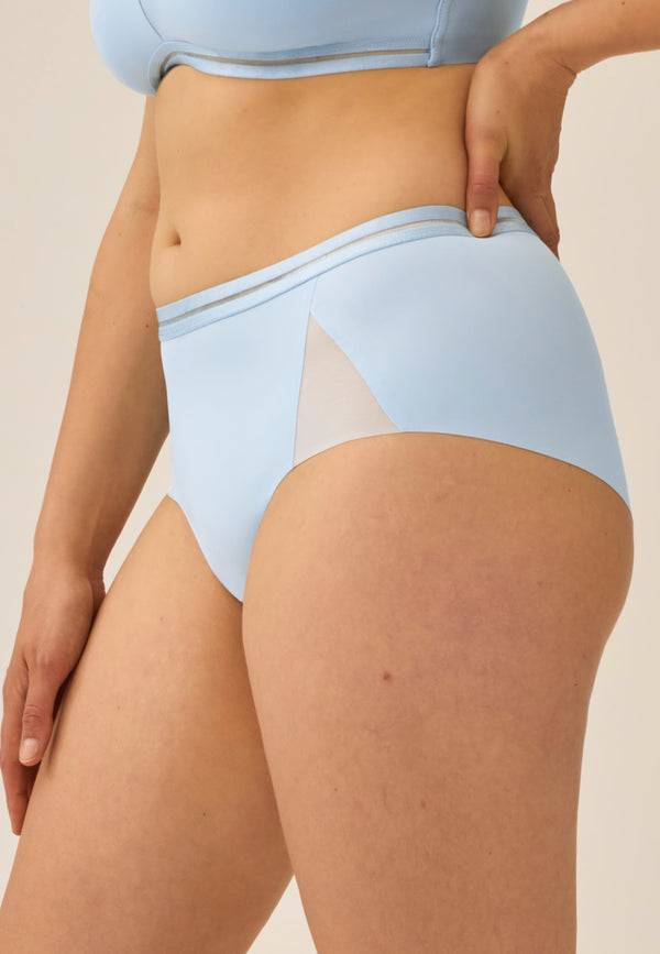 Naturana Clean Cut Panty mit Mesh-Details - Swimming Pool Bis zu 50% Rabatt