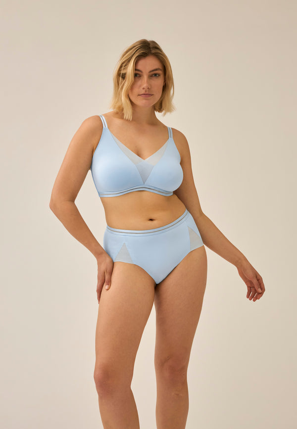 Naturana Clean Cut Panty mit Mesh-Details - Swimming Pool Bis zu 50% Rabatt