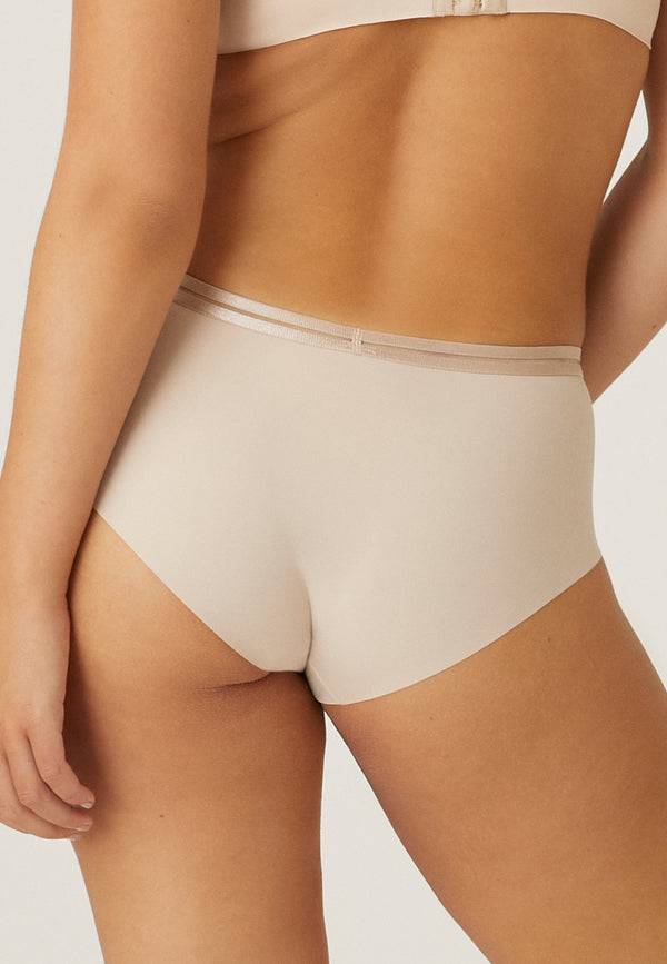 Naturana Clean Cut Panty mit Mesh-Details - Light Beige Bis zu 65% Rabatt