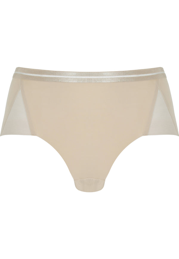 Naturana Clean Cut Panty mit Mesh-Details - Light Beige Bis zu 65% Rabatt