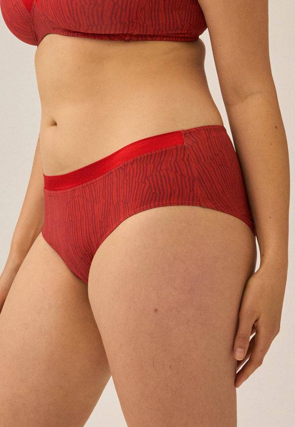 Naturana Softer Slip mit Glanzband - Negroni Print Vierteljährliche Förderung