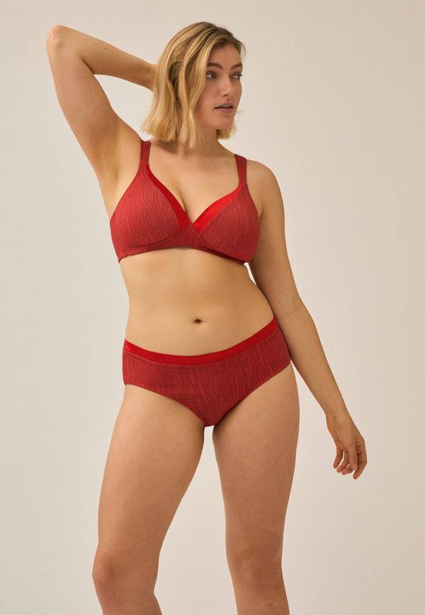 Naturana Softer Slip mit Glanzband - Negroni Print Vierteljährliche Förderung