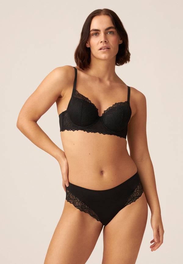 Naturana Panty mit Spitzendetails - Schwarz Bis zu 55% Rabatt