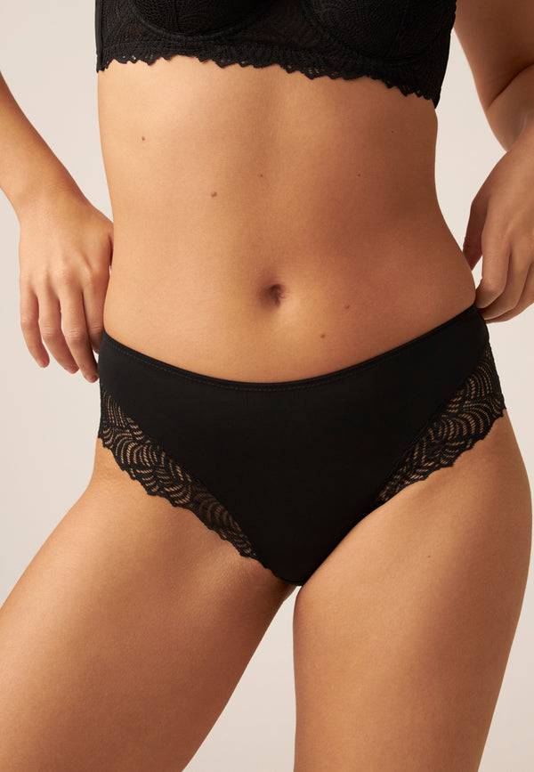 Naturana Panty mit Spitzendetails - Schwarz Bis zu 55% Rabatt