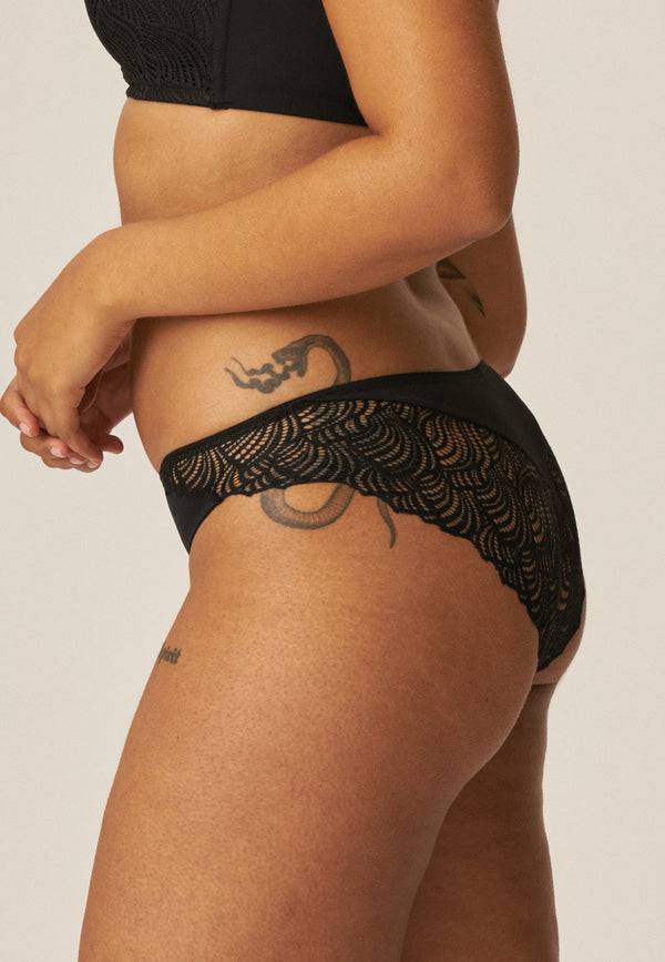 Naturana Slip mit Spitzendetails - Schwarz Discount Store für neue Produkte