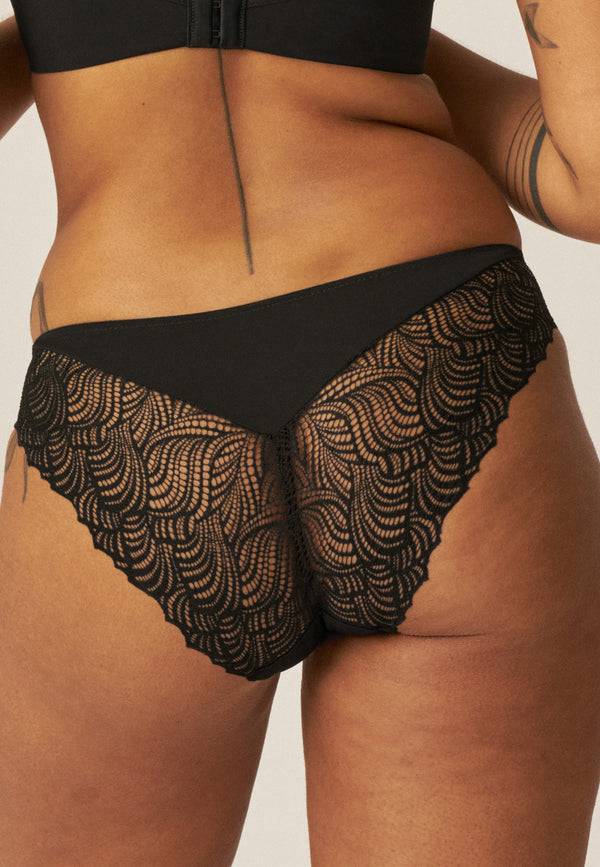 Naturana Slip mit Spitzendetails - Schwarz Discount Store für neue Produkte