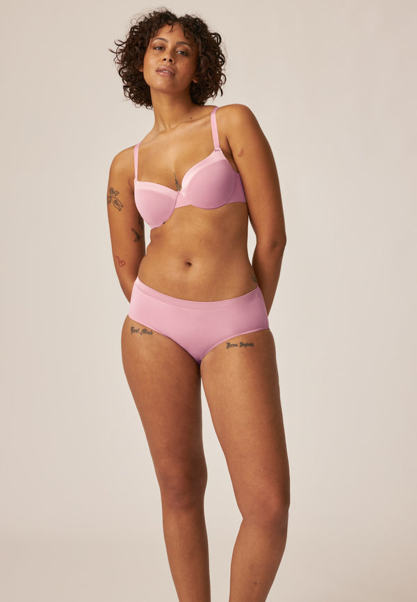 Naturana Softer Slip mit Glanzband - Smoked Orchid Super Rabatt