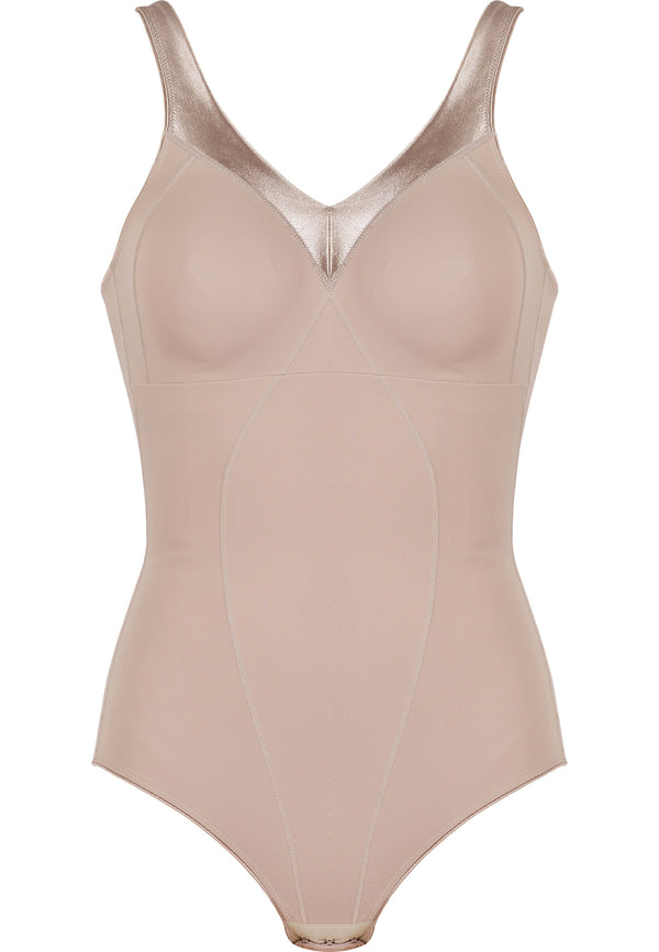 Naturana Minimizer Soft-Body mit Glanzband - Light Beige Kostenloser Versand international