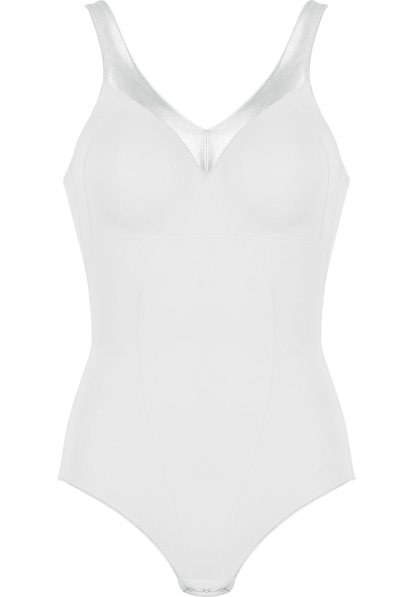 Naturana Minimizer Soft-Body mit Glanzband - Weiss Fabrikladen
