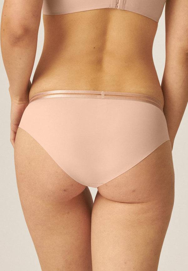 Naturana Clean Cut Slip mit Mesh-Details - Light Beige Black Friday Preise