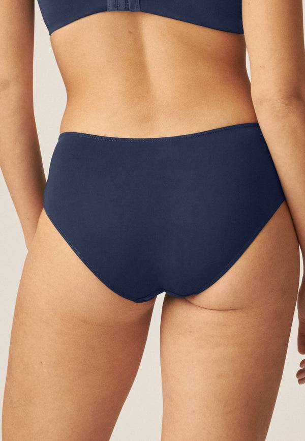 Naturana Softer Slip mit Glanzband - Navy zollfrei