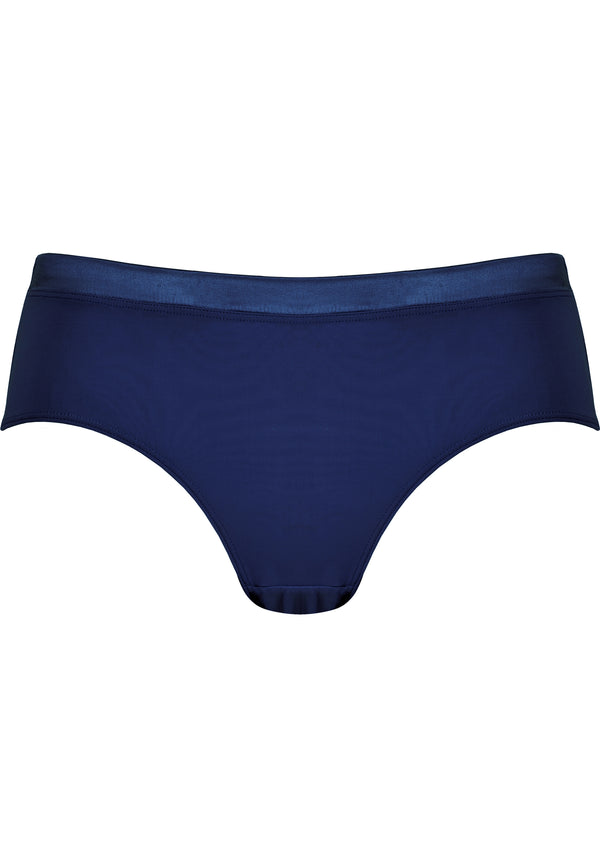 Naturana Softer Slip mit Glanzband - Navy zollfrei