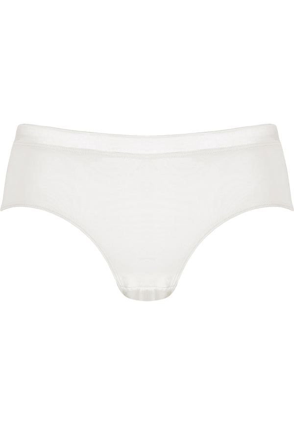 Naturana Softer Slip mit Glanzband - Ecru 50% Rabatt für begrenzte Zeit