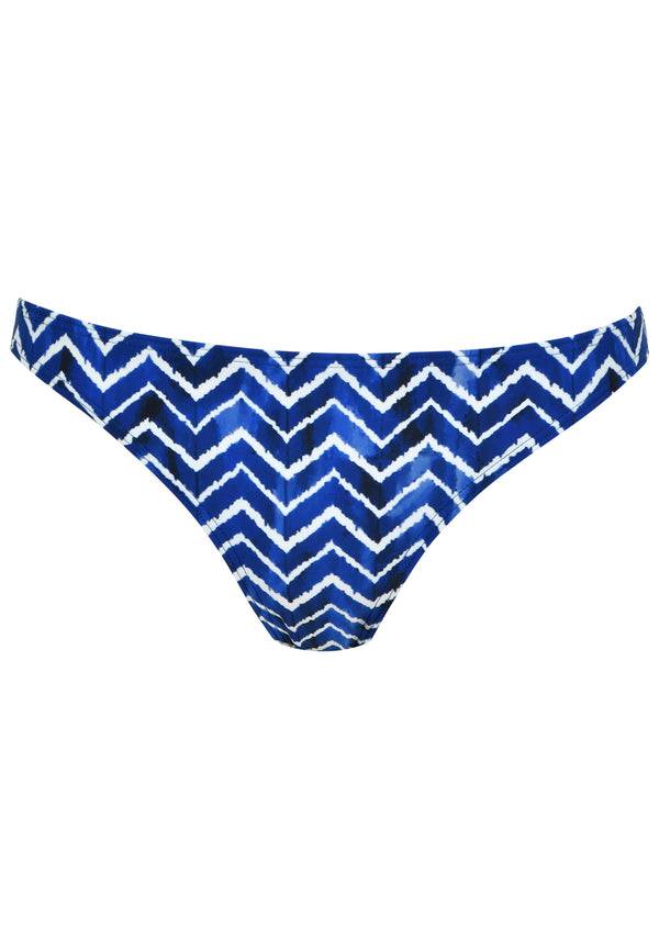 Naturana Bikinihose The Zig-Zag - Blau-Ecru Verkauf