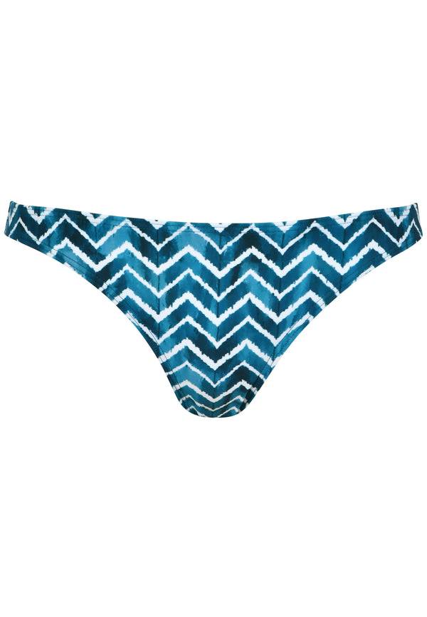 Naturana Bikinihose The Zig-Zag - Smaragd-Ecru Hotsell