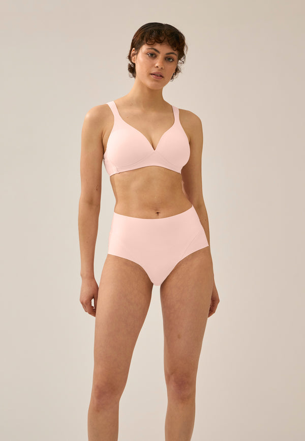 Naturana High Waist Slip mit leichtem Shape-Effekt - Blush Fabrikpreis