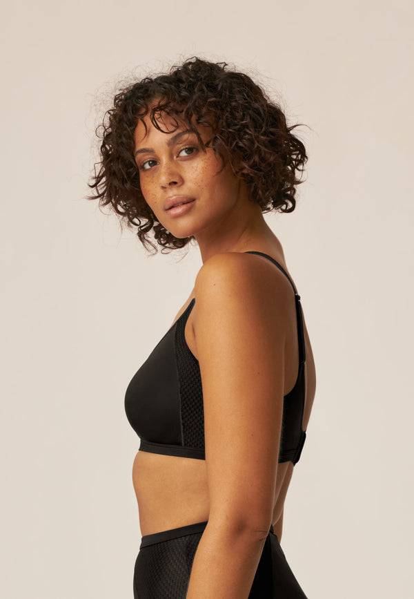 Naturana Dynamischer Wohlfühl-BH - Schwarz Flash Sale