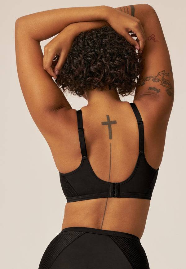 Naturana Dynamischer Wohlfühl-BH - Schwarz Flash Sale