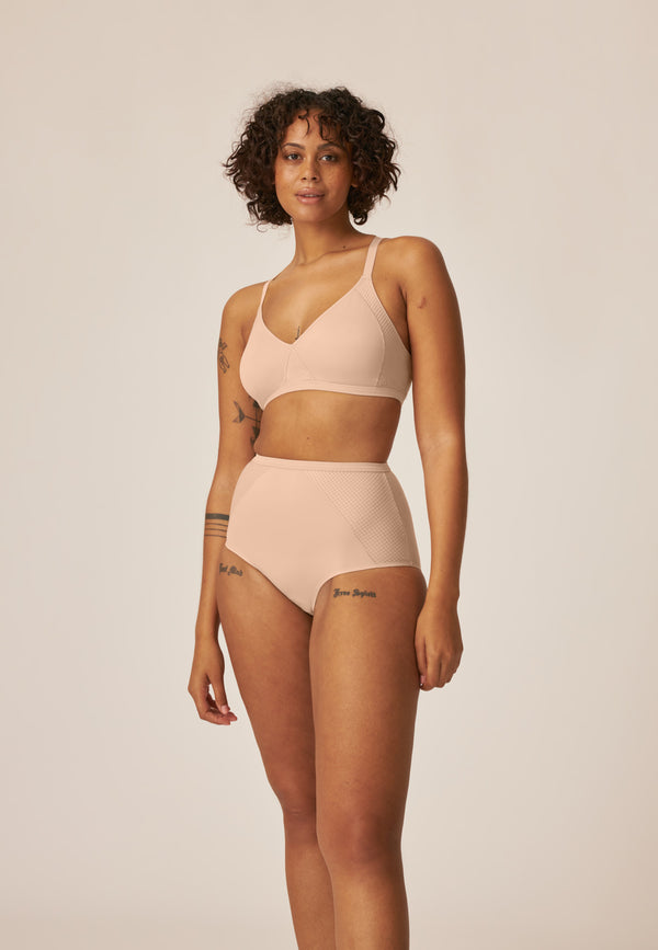 Naturana Dynamischer Wohlfühl-BH - Light Beige Begrenztes Angebot